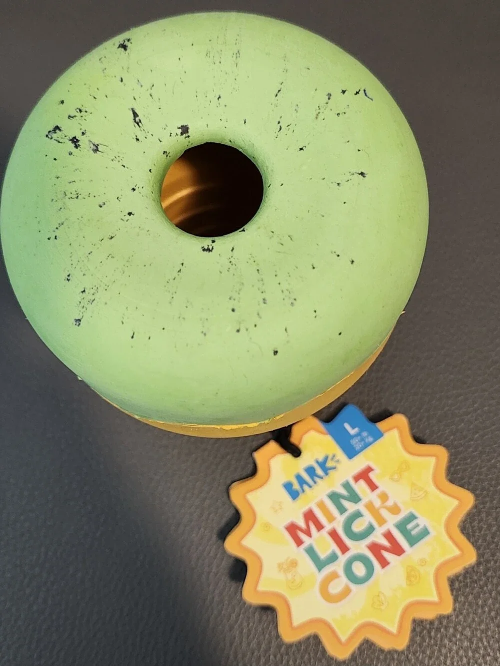 NWT BARK Mint Lick Cone Treat Dispenser Toy